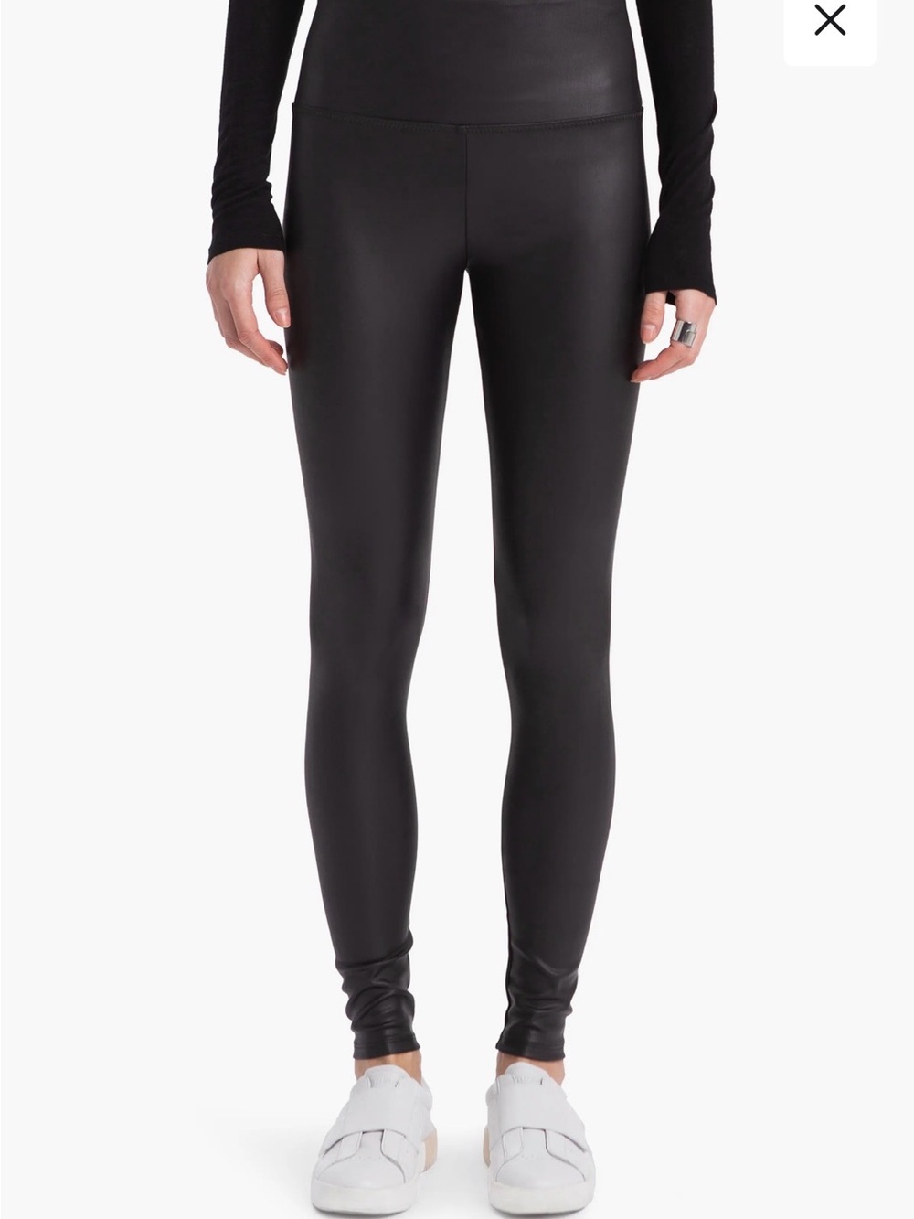 Marcella NYC Kaya Leggings — Black Vegan Leather (Never Worn)